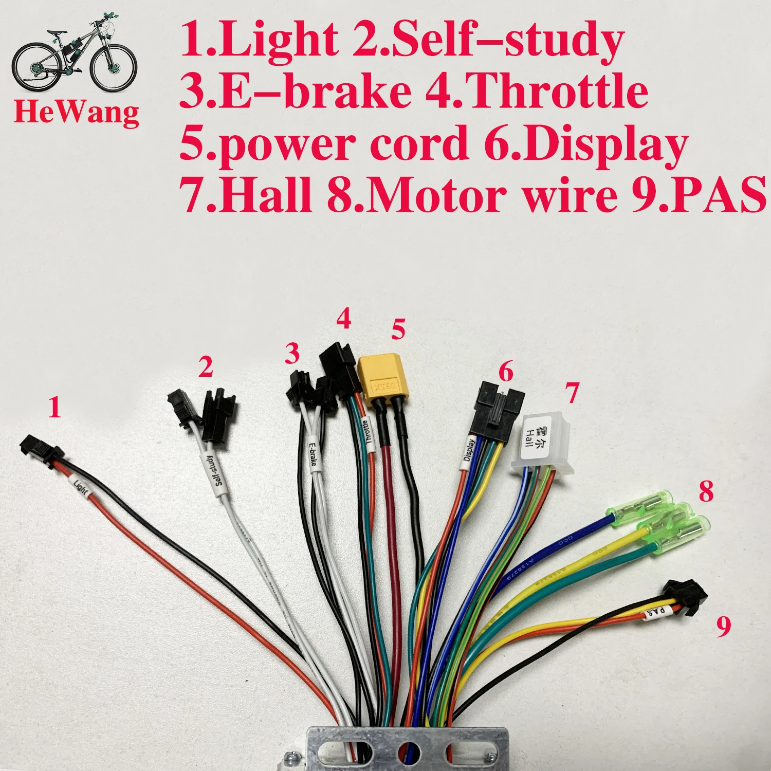 24V/36V/48V Sinuswelle Bürstenloser Motorcontroller 350W 500W 20A – Bild 6