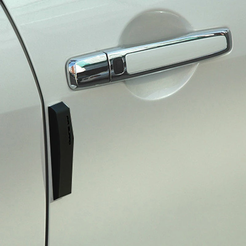 Universal 4Pcs Auto Tür Schutz Streifen Scratch Protector Auto Gummi – Bild 5