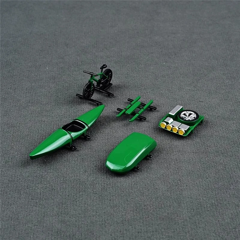 Zubehör Dachbox Fahrrad-Kajak-Gepäckträger-Set für 1:64 1/64 – Bild 3