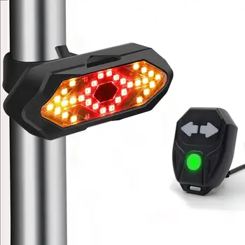 Kabellose Fernbedienung Rücklicht Fahrrad-Rücklicht Mountainbike-Licht USB-Ladelicht Fahrrad-Rücklicht