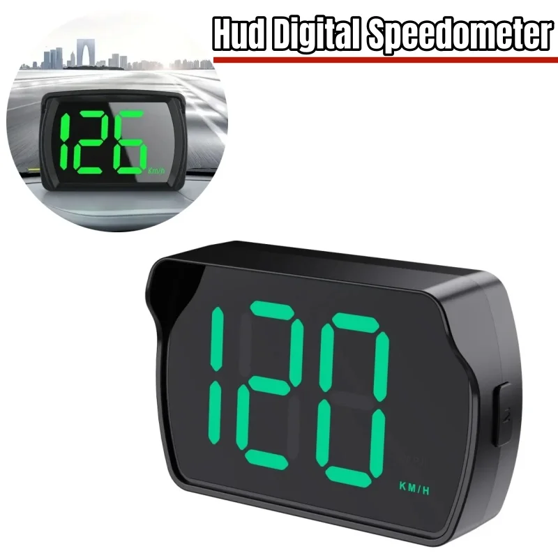 Universal Auto HUD Head Up Display GPS Hud Digital Tacho Große Schrift Geschwindigkeit Meter KMH für Alle Auto