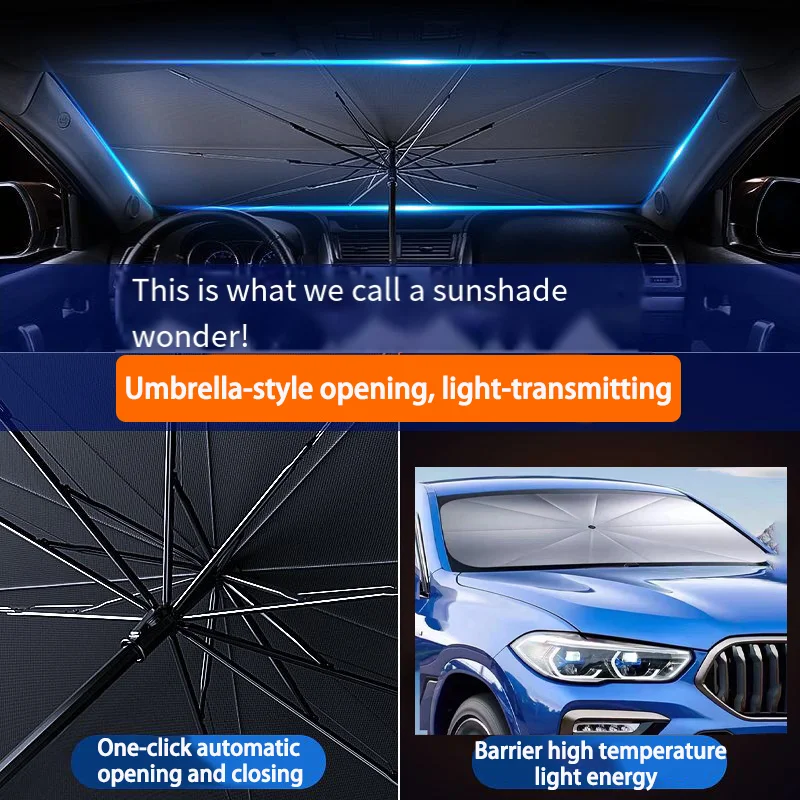 Auto-Frontscheiben-Sonnenschutz Wärmeisolierung UV-Schutz Tragbare – Bild 4