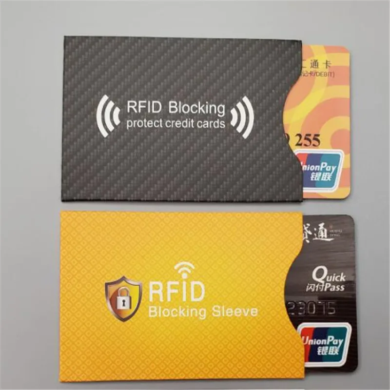 Anti Diebstahl für RFID Kreditkarte Schutz Blockieren (5 Stück) – Bild 4