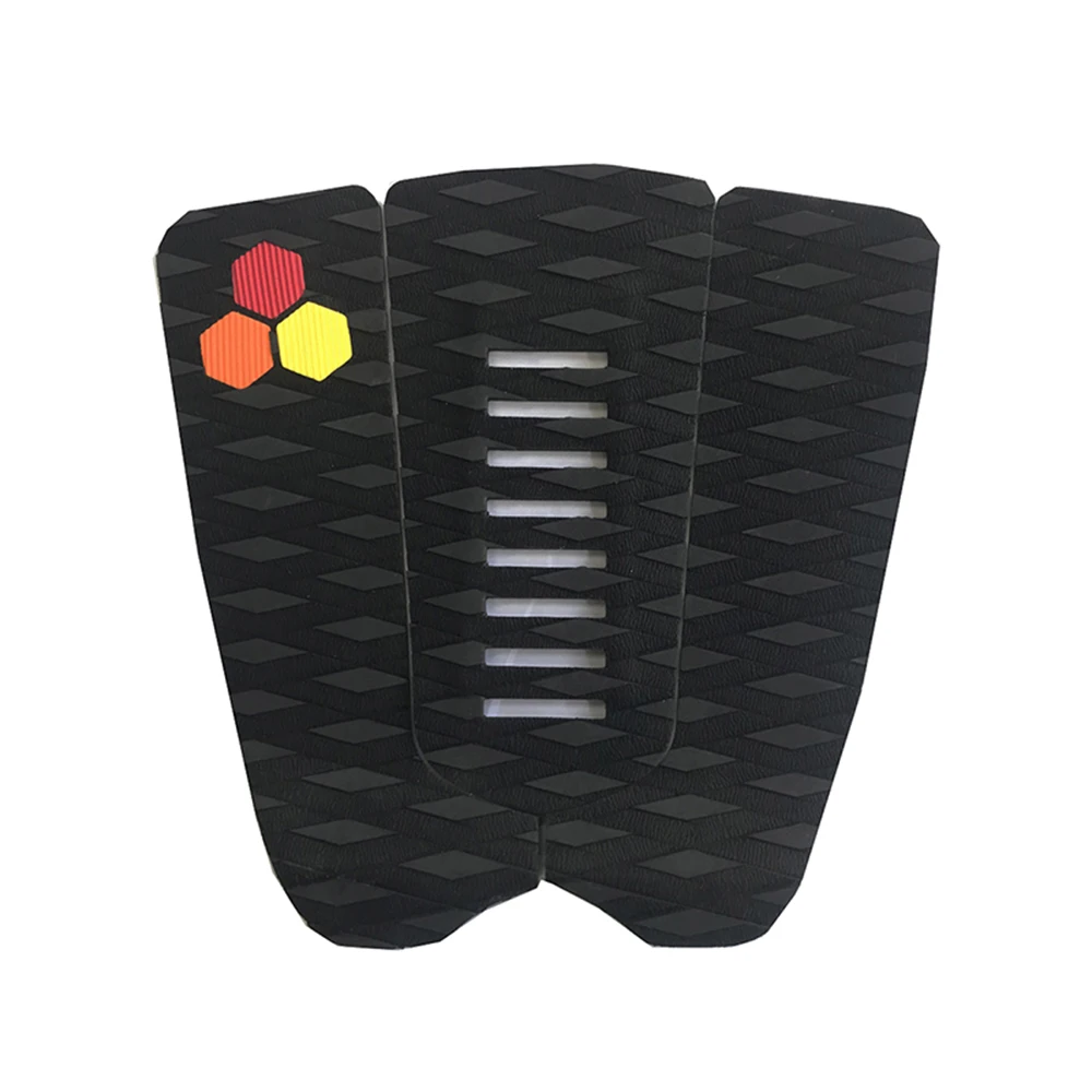 Set Schwarz Rot Surfbrett Traktion Pad Deck Grip Surf SUP Board EVA Schaum Diamant Rutschfester (3 Stück)