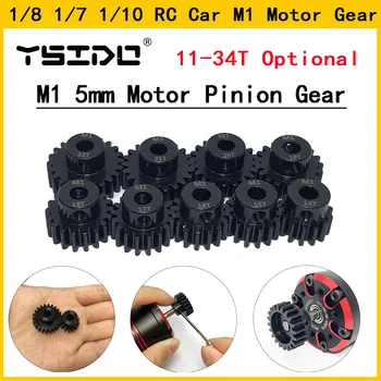 M1 5mm 11T 12T 14T 15T 17T 18T 20T 21T 22T 24T 25T 26T 28T 30T Stahl-Metall-Zahnräder für 1/10 1/8 1/7