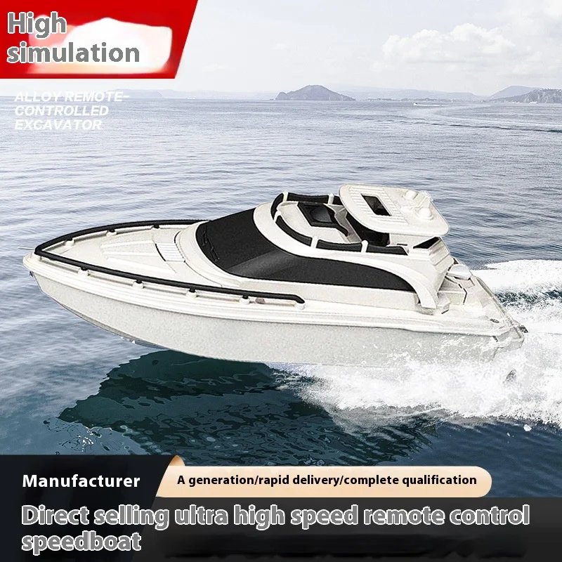 Hochgeschwindigkeits-RC-Bootspielzeug für Jungen, wasserdichtes – Bild 2