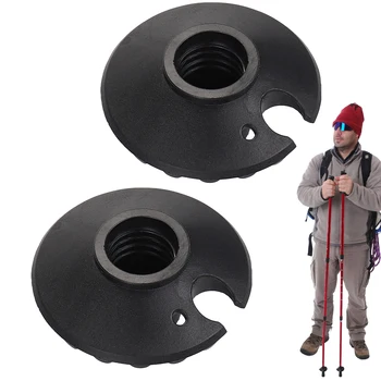 2er-Set Trekkingstockkörbe, Gehstöcke, Spitze, Schneekörbe, Ersatzspitzen, Protektoren, Schneekörbe