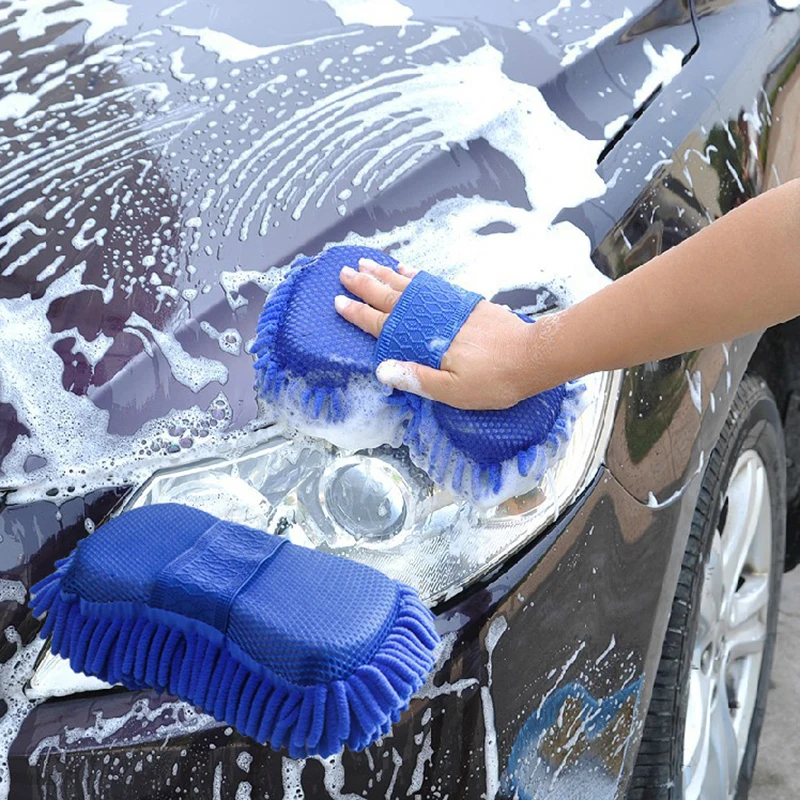 Ultra Feine Faser Auto Waschmaschine Schwamm Pinsel Reinigung Auto Pflege Details Pinsel Waschen Handtücher