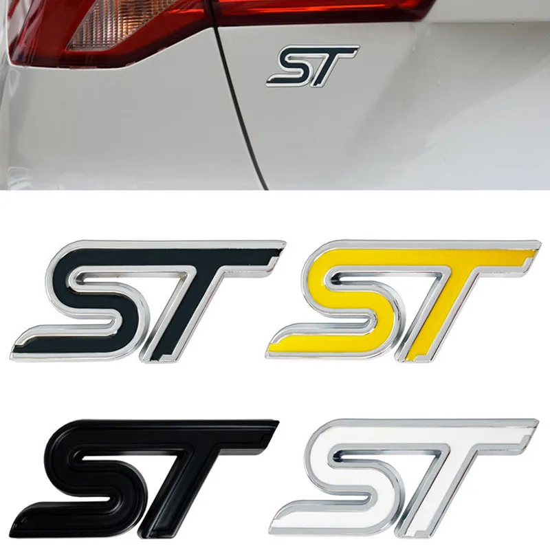 3D Metall ST Linie Kühlergrill Emblem Abzeichen Auto Kopf Stamm – Bild 6