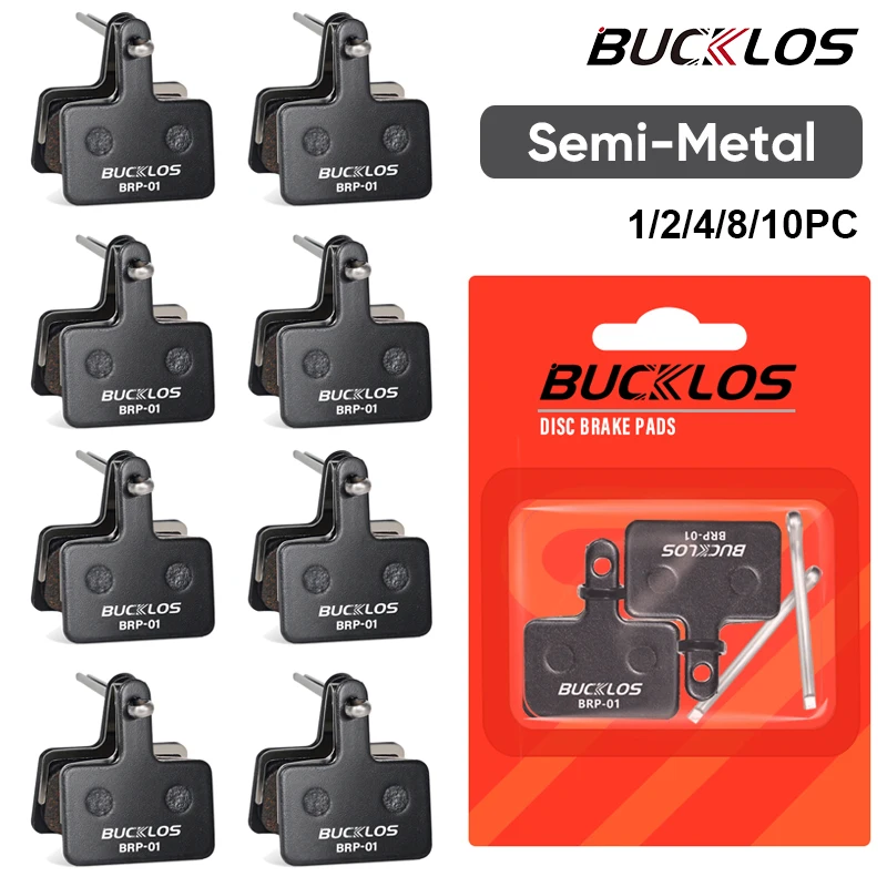 Bucklos Semi-Metal Bremsbeläge Mountainbike hydraulische Scheiben bremsbeläge für Shimano B01s B05s MTB