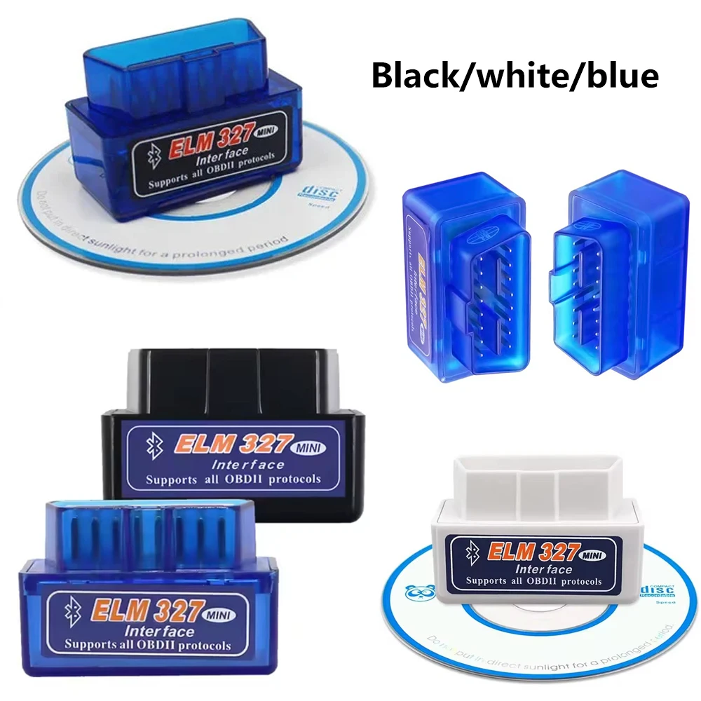 Super Mini ELM327 V2.1 Bluetooth-kompatibler OBD2-Scanner Wifi ELM 327 für Android IOS Auto-Diagnosegerät OBD