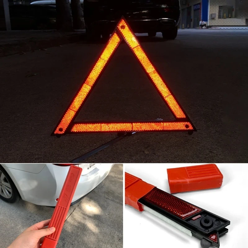 Auto Dreieck Reflektierende Stativ Notfall Panne Warnung – Bild 2