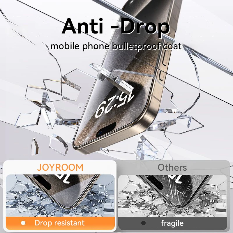 Joyroom 1/2/3 Stück HD-Glas-Displayschutzfolie für iPhone 18 17 16 15 – Bild 3