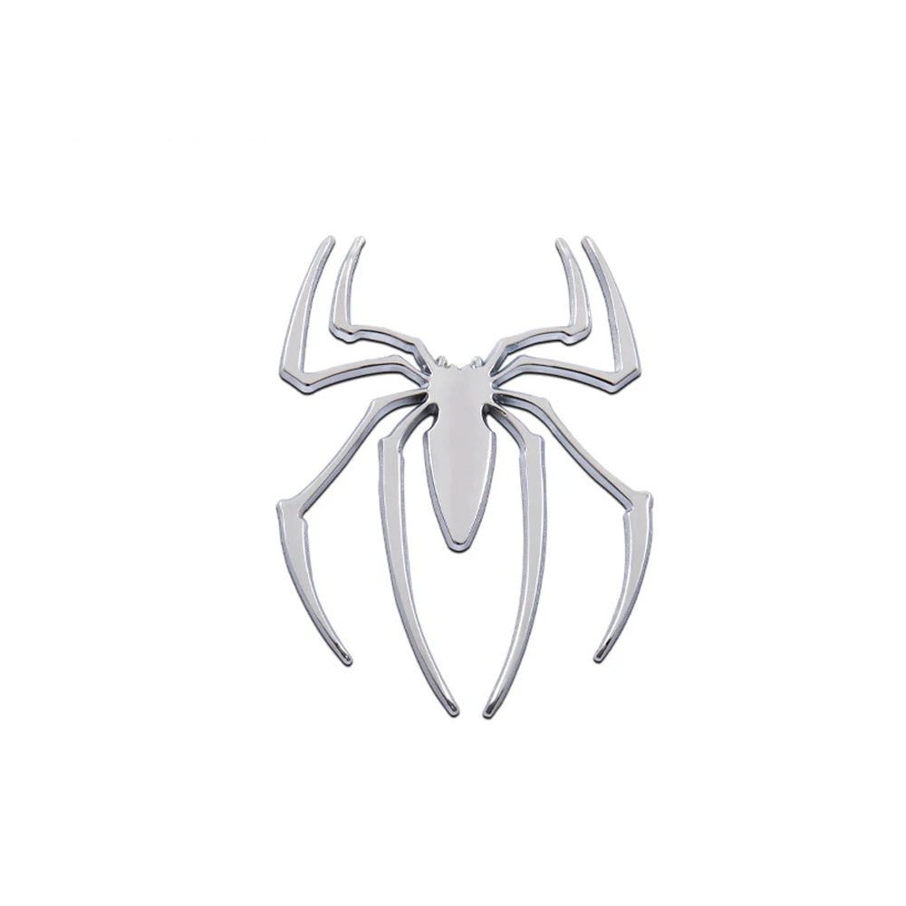 Universal 3D Metall Auto Aufkleber Spinne Auto Logo Chrom Abzeichen – Bild 6