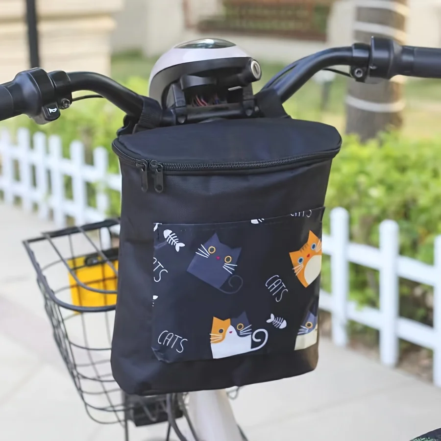 Multifunktionale Fahrradkupplung mit großem Fassungsvermögen, elektrischer und vorderer Reißverschluss
