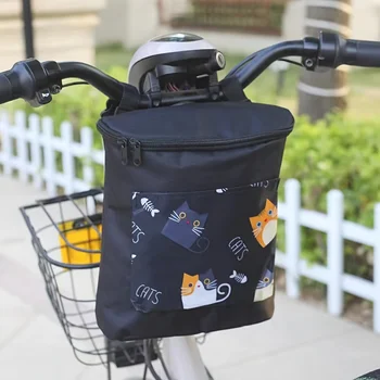 Multifunktionale Fahrradkupplung mit großem Fassungsvermögen, elektrischer und vorderer Reißverschluss
