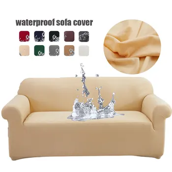 1/2/3/4-Sitzer Wasserdichter Sofa-Überzug, Dehnbarer Ecksofa-Bezug, L-förmiger Sofa-Schutzbezug, Bankbezug aus