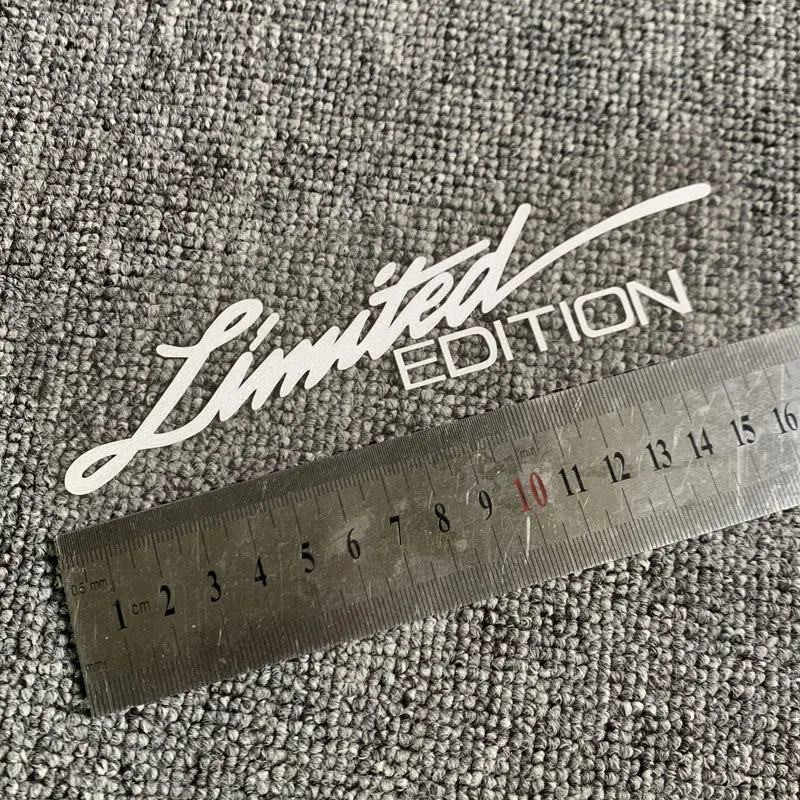LIMITED EDITION Auto Aufkleber Auto Styling Vinyl Aufkleber Auto Körper Glas Dekor Wasserdicht (2 Stück)