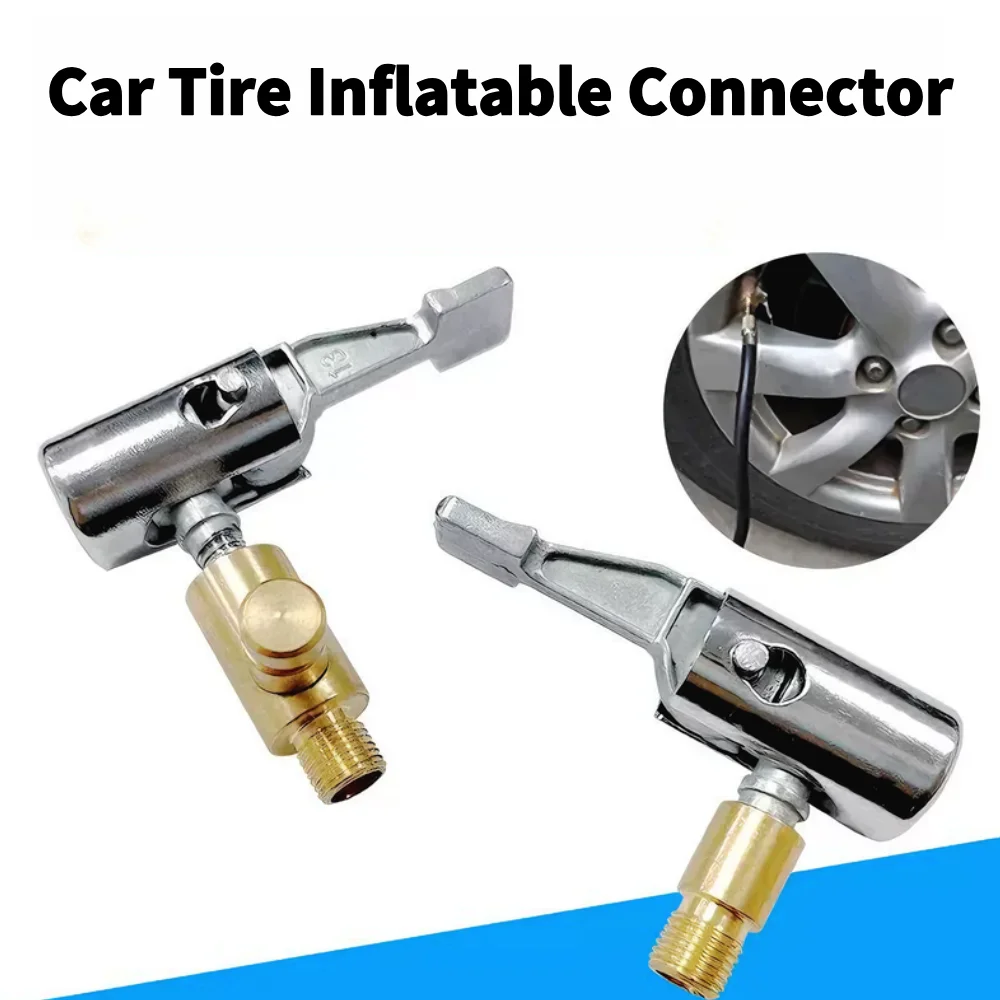 Auto Reifen Luft Aufblasbare Pumpe Stecker Chuck Kompressor Reifen Inflator Chuck für Auto Motorrad Reifen