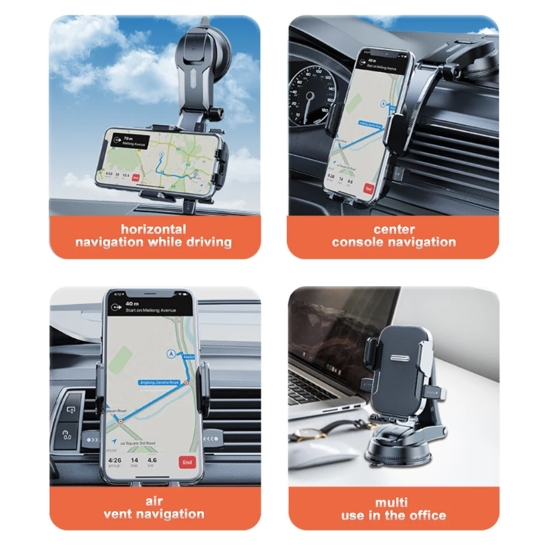 SEAMETAL Auto Dashboard Telefon Halterung Universal Auto Handy Ständer – Bild 5