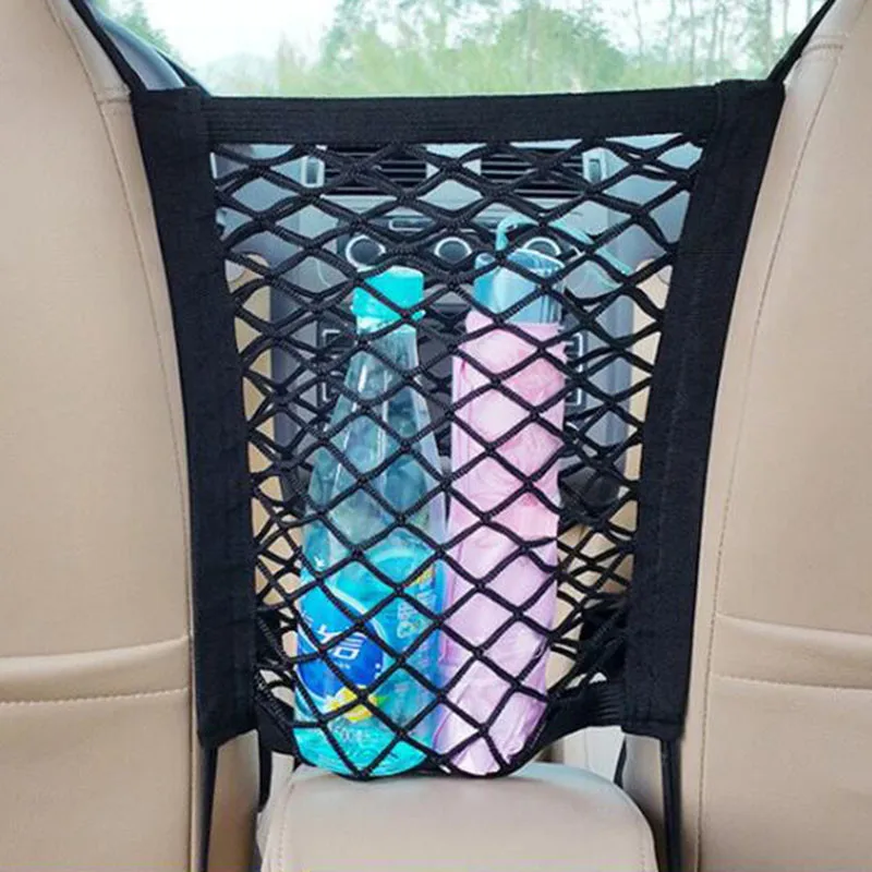 Auto Lagerung Net Tasche Zwischen Sitze Auto Teiler Pet Barriere – Bild 4