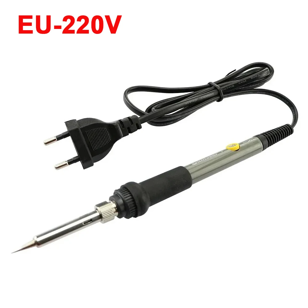 60W Einstellbare Temperatur Elektrische Lötkolben Schweißen Eisen Rework Station Wärme Stift Tipps DIY