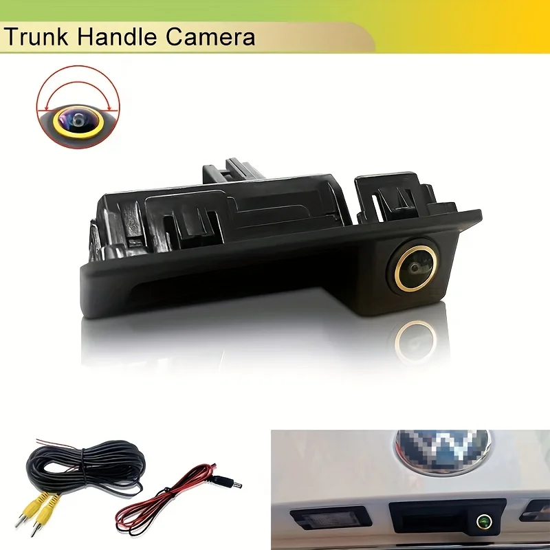 Rückfahrkamera für Audi A3 A4 VW Touran Tiguan Caddy T5 T6 Skoda Speed Octavia Fahrzeugparkkamera, diskrete