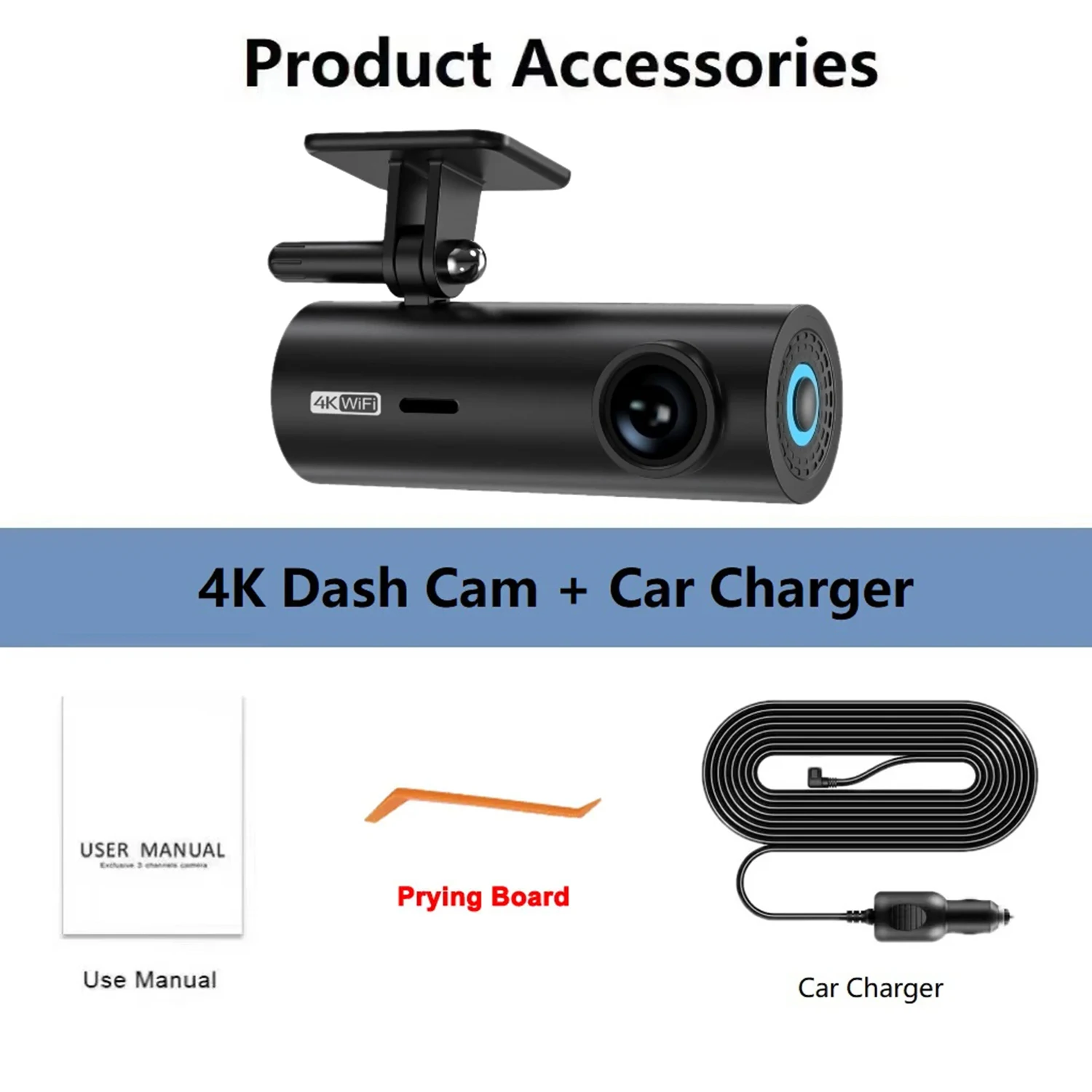 3840*2160P Auto Dvr Dashcam 4K Dash Cam Für Autos Stick Video Recorder Front Kamera WiFi für Fahrzeug Liefert