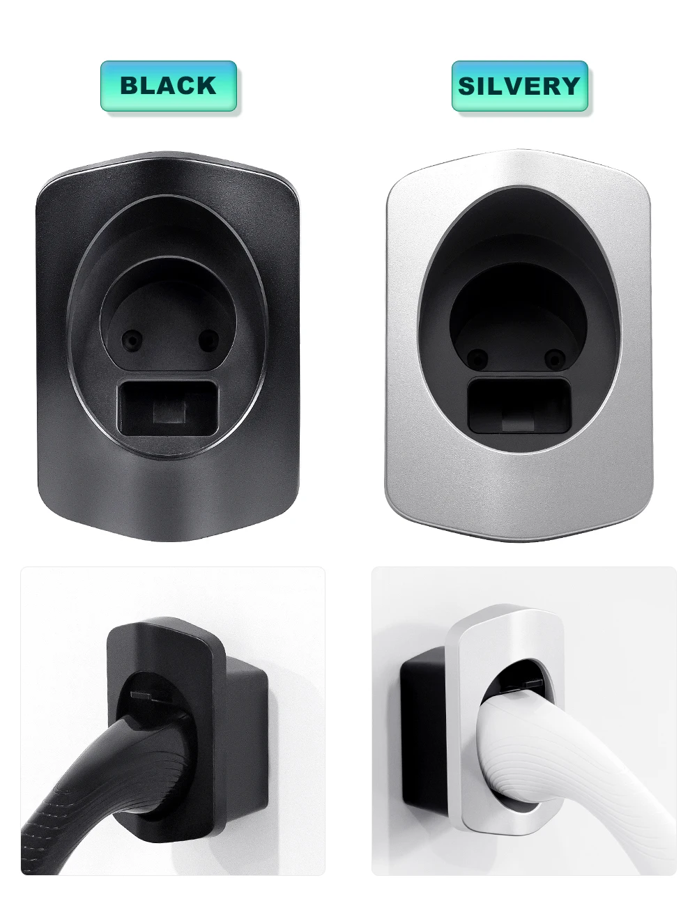 Ipengen ev ladegerät halter für typ 2 steckdose stecker extra schutz – Bild 6