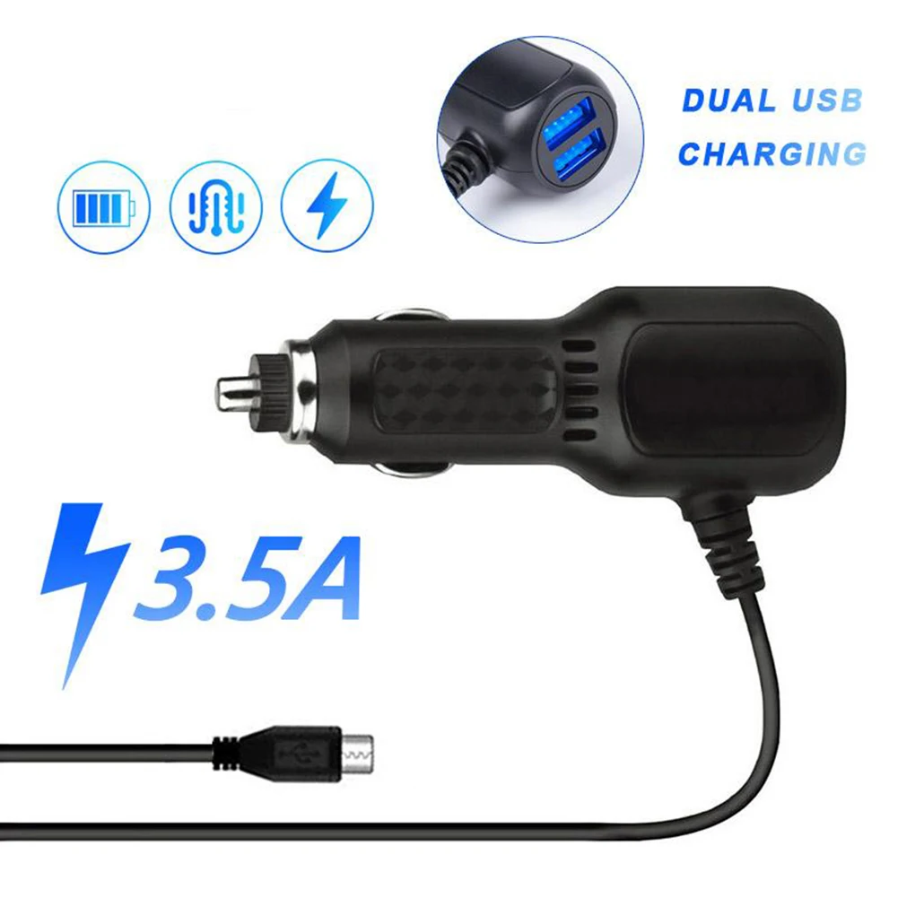 3-typen Ladekabel Dash Cam Auto Ladegerät Mini USB Kabel Micro USB – Bild 5