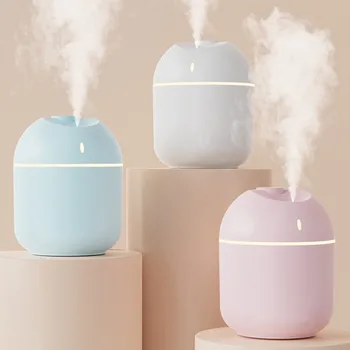 270ML Luftbefeuchter Kühlen Nebel Aroma Diffusor LED Nachtlicht power-off schützen USB Humidificador Für Home