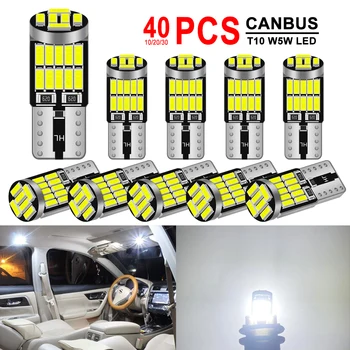 CANBUS Kein Fehler T10 W5W Led-lampe Für Auto Innen Dome Tür Karte Stamm Kennzeichen lichter 12V 26SMD 400LM