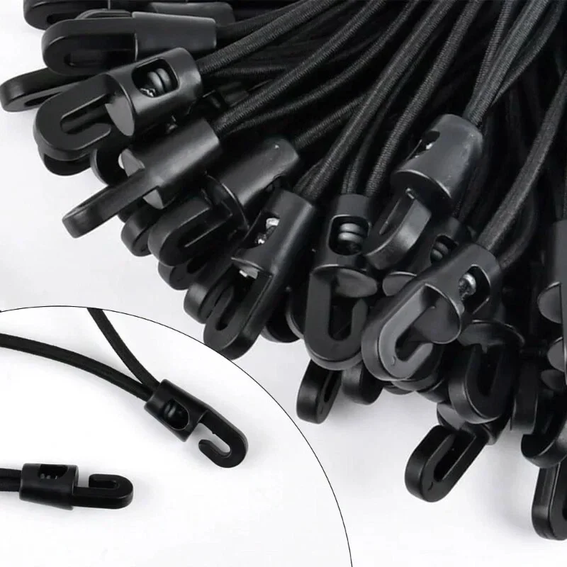 Multifunktionale elastische Bungee-Seile mit Haken für Camping – Bild 2