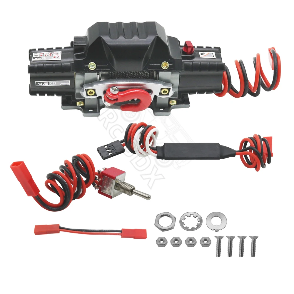 RC Metall Automatische Doppel Motor Simulierte Winde Für 1/10 RC Crawler Auto Axial SCX10 TRX4 D110 Tamiya