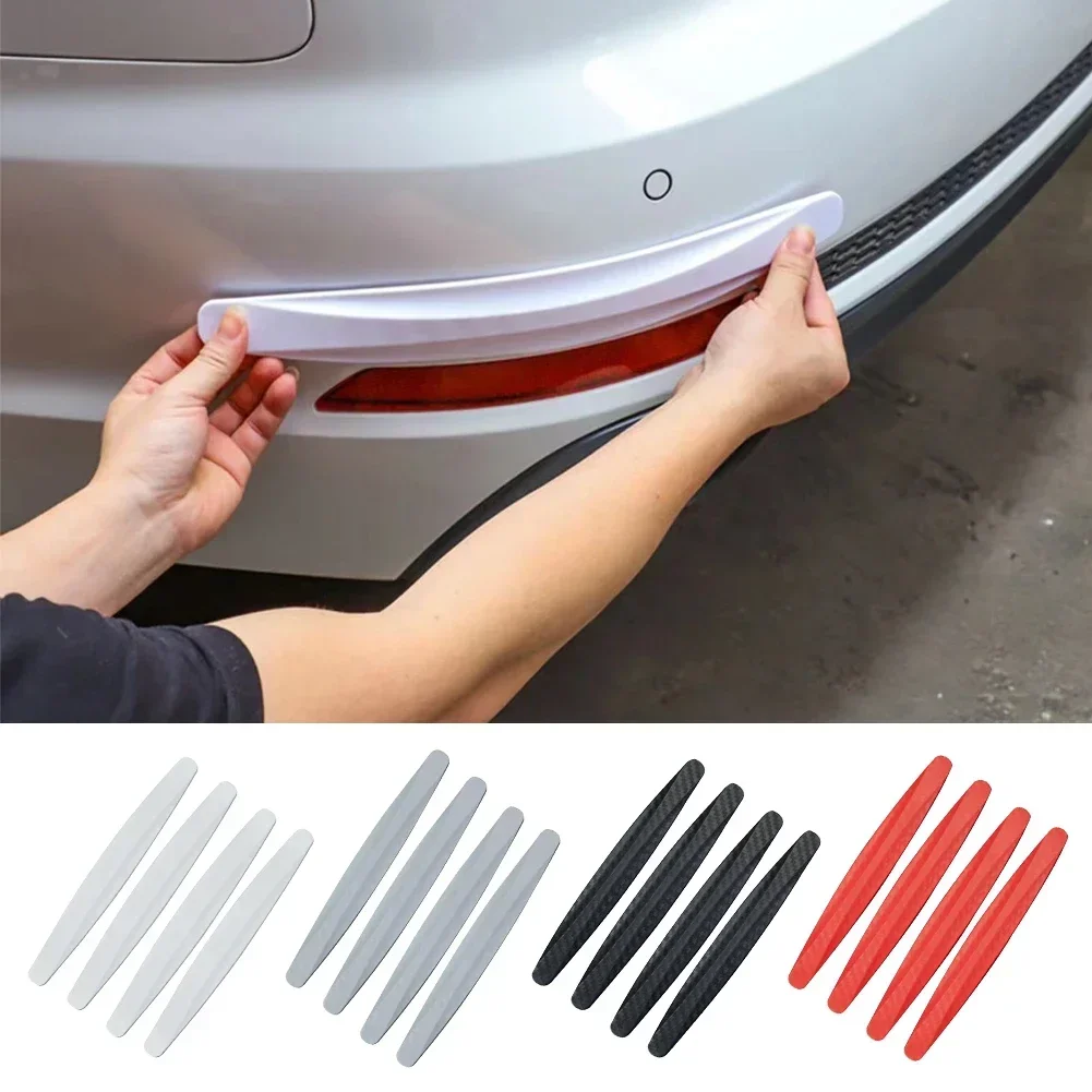 Universal Vorne Hinten Stoßstange Ecke Schutzfolie Auto Anti-kollision Schutz Dekoration Streifen Auto Zubehör