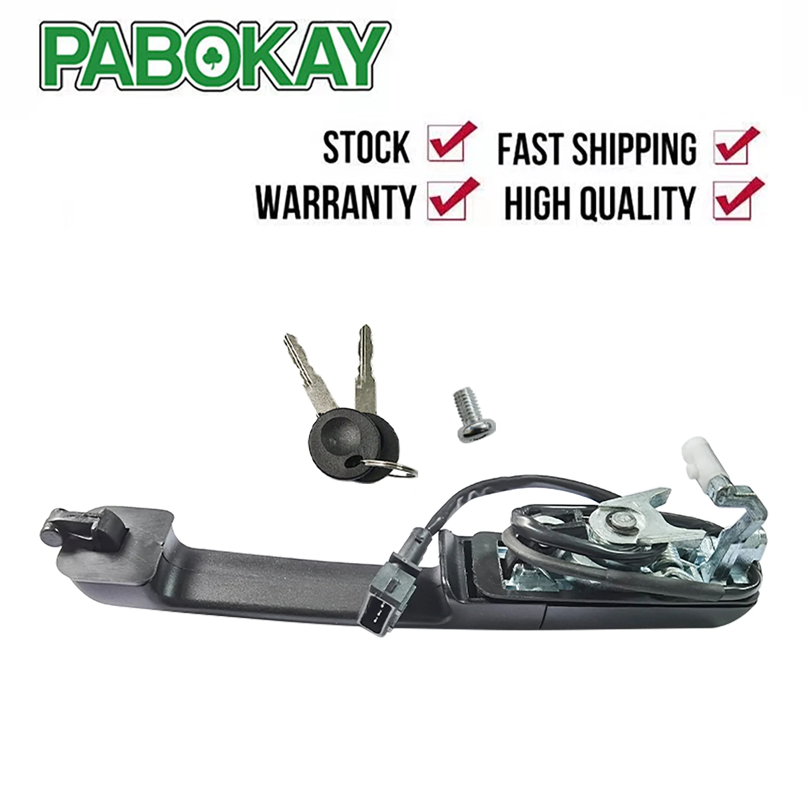 VW Passat B3 88-93 Außentürgriff links vorne mit Zentralverriegelung und Schlüsseln 357837205A 357837207A