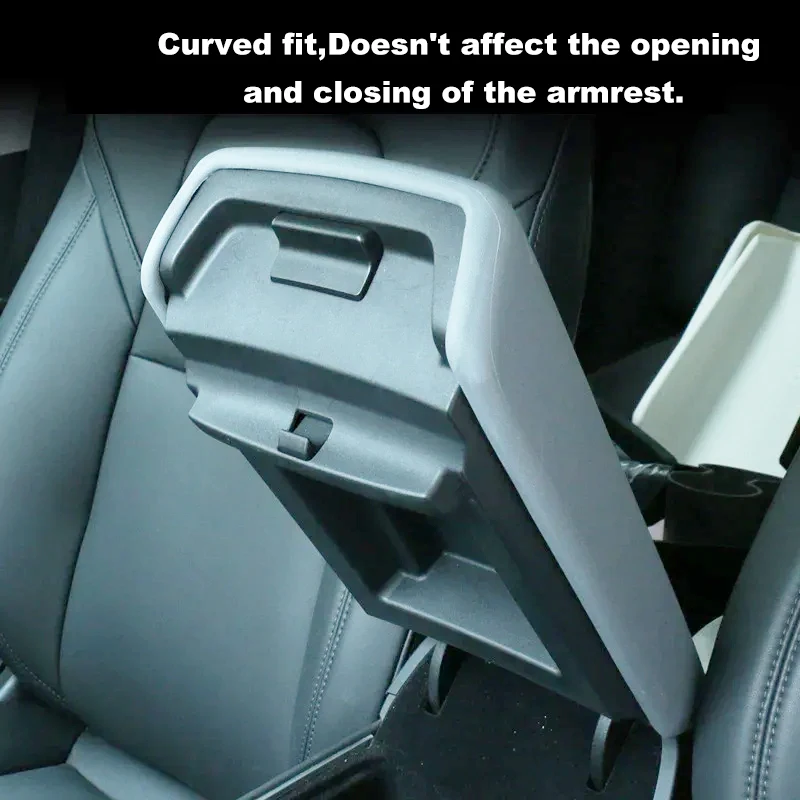 Auto Mittelkonsole Armlehne Pad Für Tesla Modell 3Y 2017-2024 TPE – Bild 3