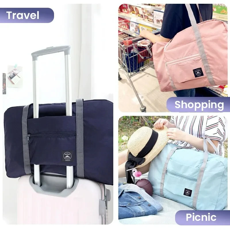 Faltbare Reisetasche für Flugzeuge, Handgepäcktasche für Damen – Bild 5