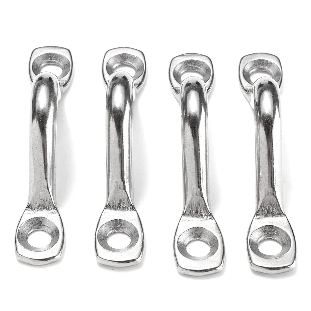 Griff 5 mm Edelstahldraht Ösengurt Boot Marine Zurrgurt (4 Stück) – Bild 3
