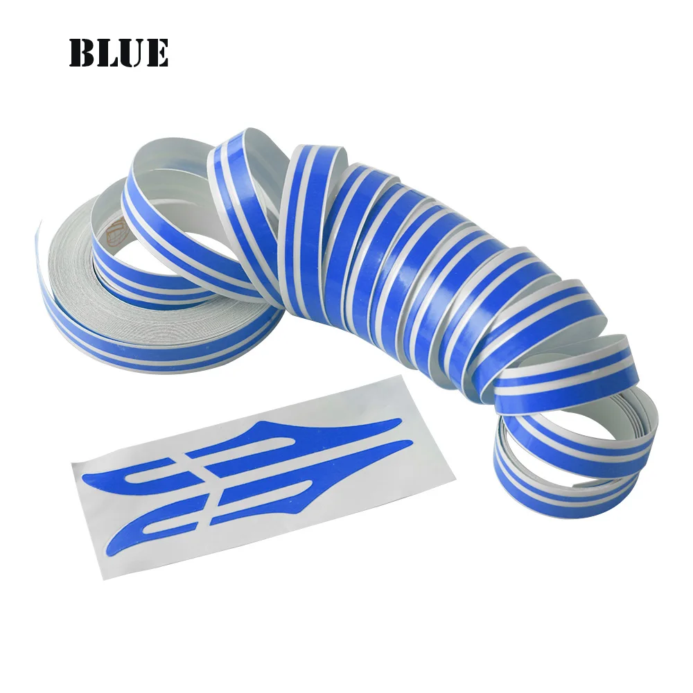 1 Rolle 12 mm Streifen Nadelstreifen Steamline Double Line Klebeband Karosserie Aufkleber Vinyl Aufkleber