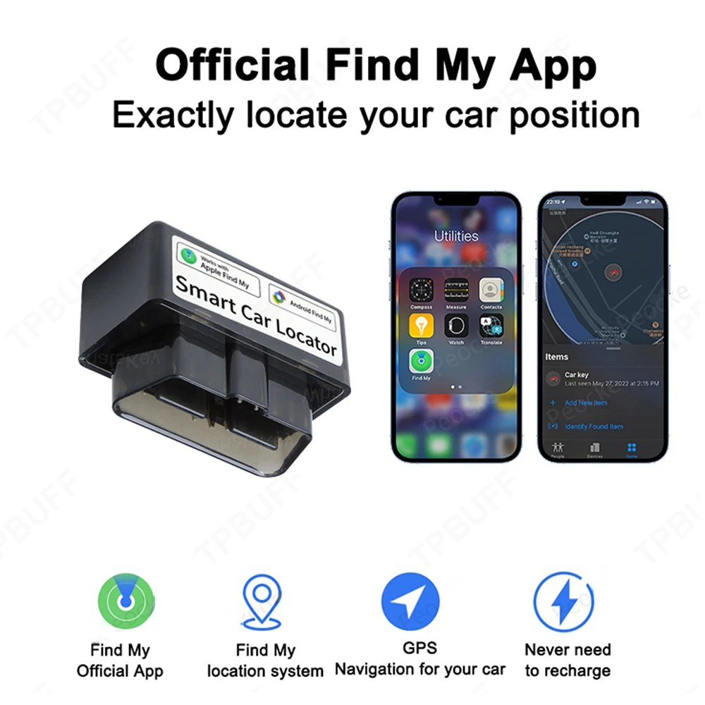 IOS & Android System GPS-Tracker für Autos, OBD Google Find My APP – Bild 4
