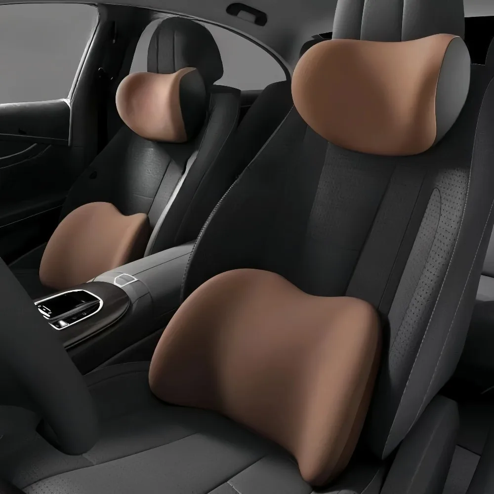 Auto Kopfstütze/Lenden Unterstützung Auto Hals Kissen Taille Kissen Fahrer Sitz Rückenlehne Auto Kissen Fahren