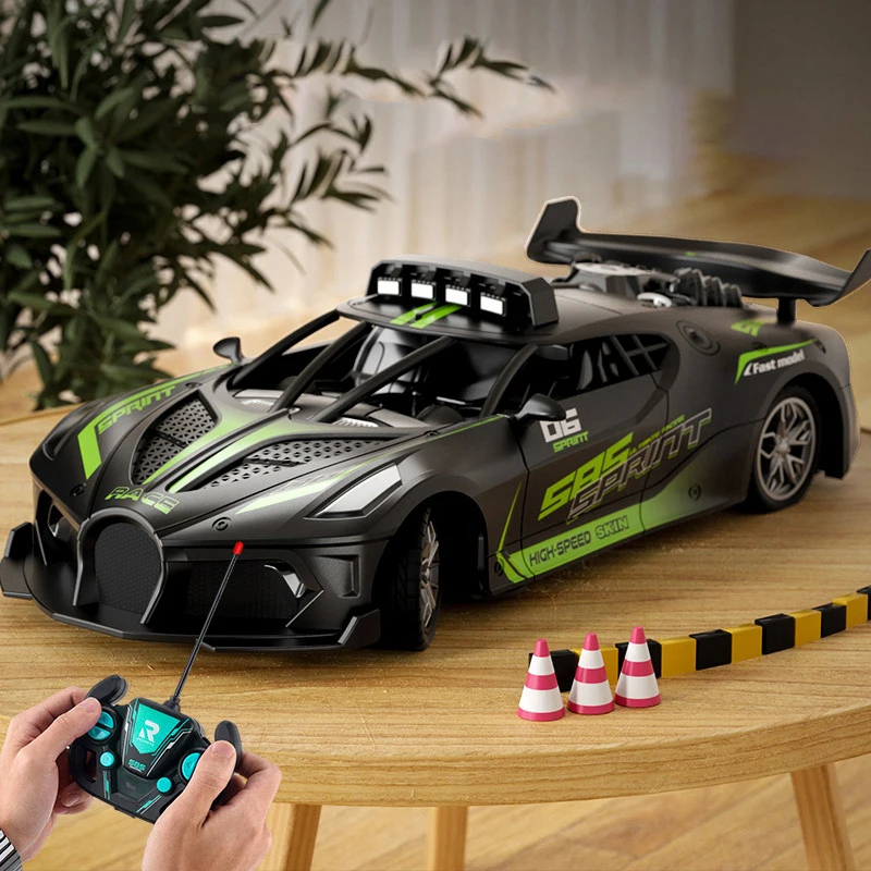 RC-Auto 4-Kanal Hochgeschwindigkeits-Fernsteuerungs-Drift-Rennwagen Elektrisches Sportwagen-Spielzeugmodell