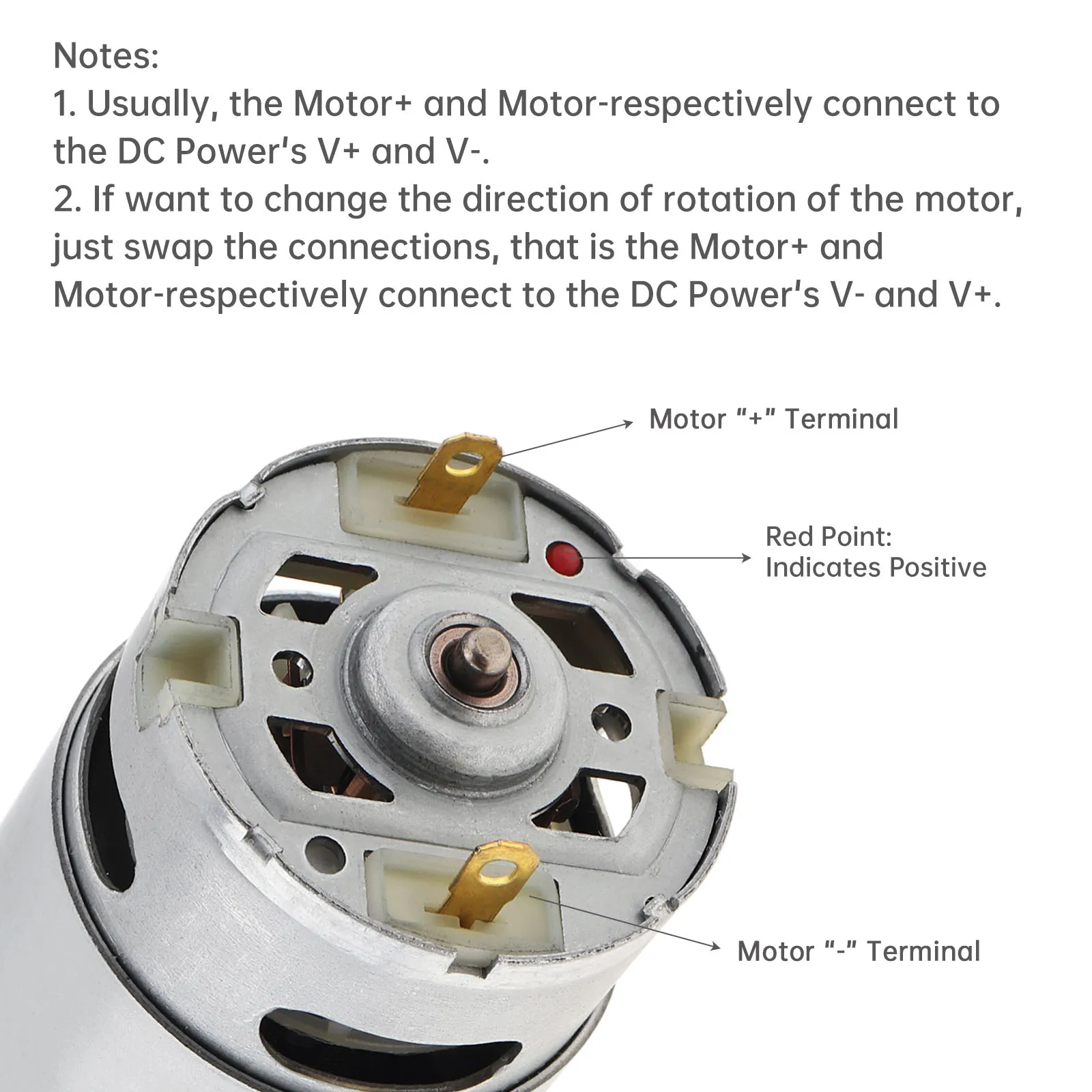 RS550 Gleichstrommotor 10,8 V/12 V/16,8 V/18 V/21 V – Bild 3