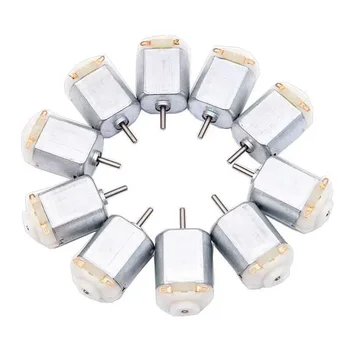 130 Micro DC Motor 3V-6V 8000 U/min Miniatur-Elektromotor Vierradmotor Kleine DIY-Spielzeuge Hobbys Smart Car