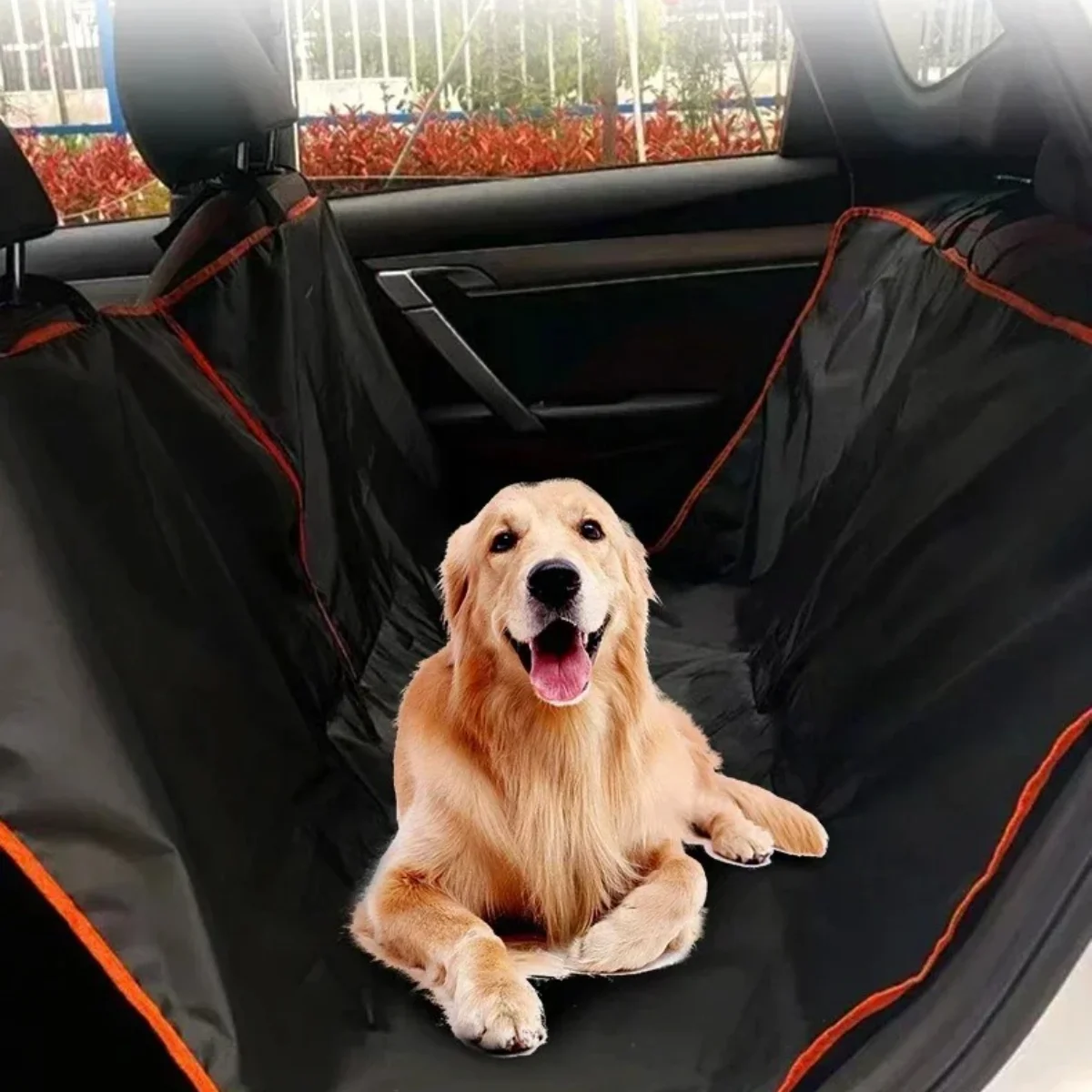 Hunde-Autositzbezug für den Rücksitz, Oxford-Stoff, langlebig – Bild 2