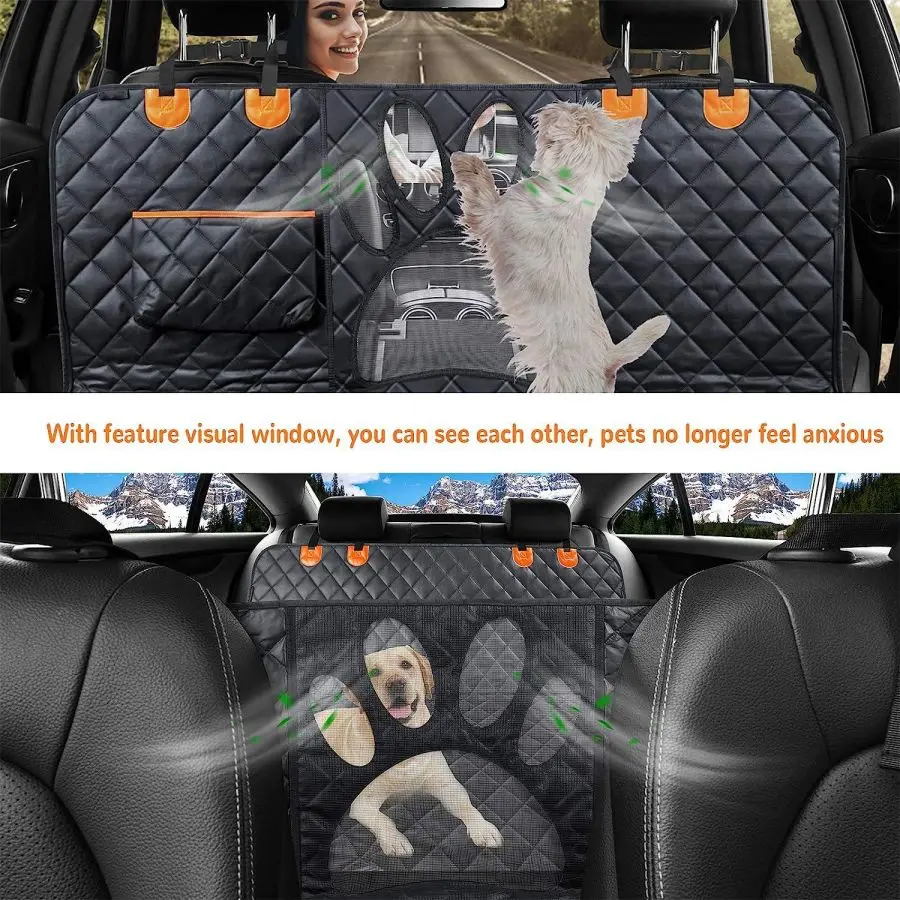 Hunde-Autositzbezug für den Rücksitz, 100 % wasserdichte – Bild 4