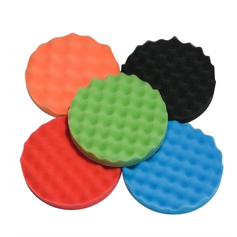 5er-Set 150/180mm Auto-Polierpads 5/6/7 Zoll Schwamm-Polierer – Bild 3