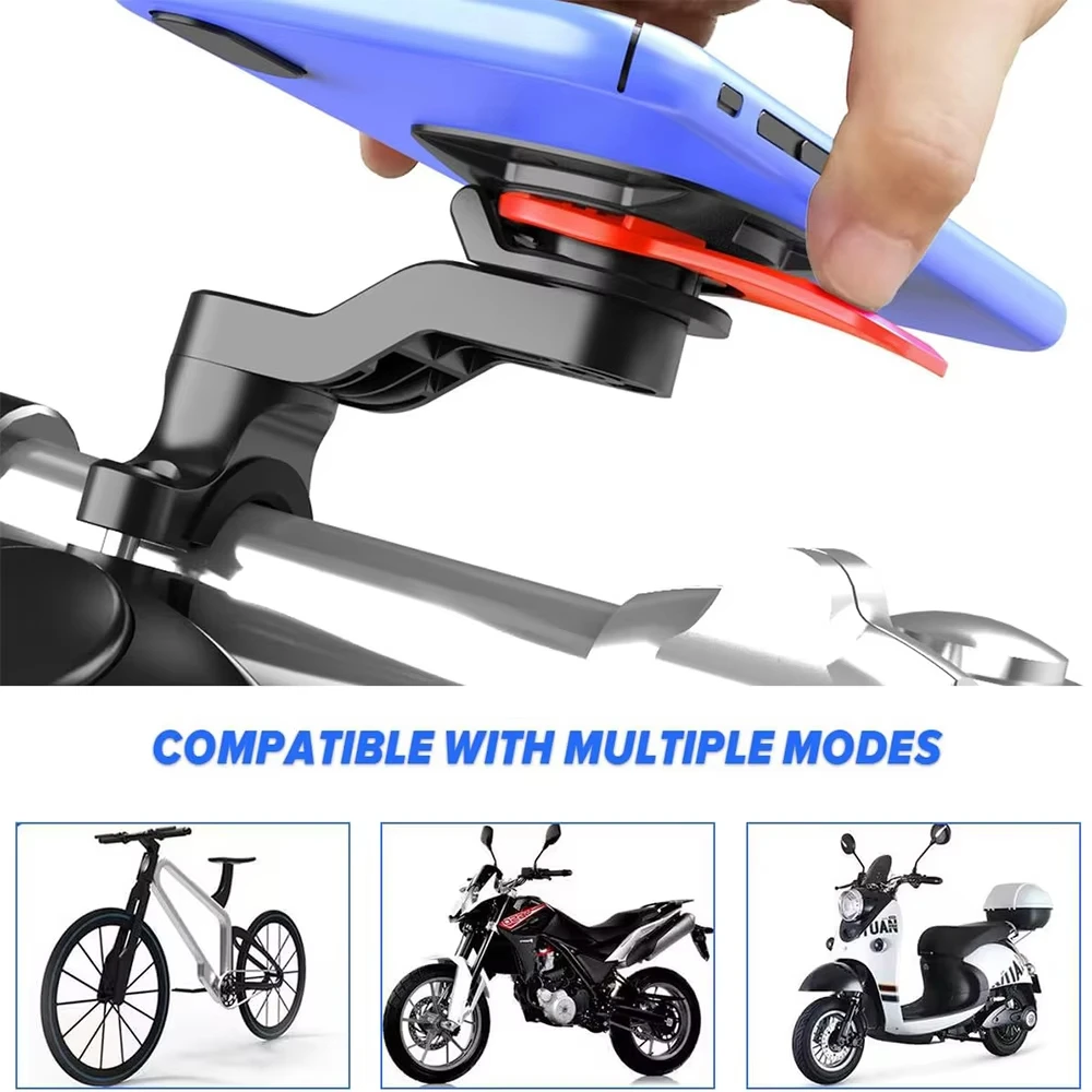 Motorrad-Lenkerhalterung, Universelle Fahrrad-Handyhalterung – Bild 3
