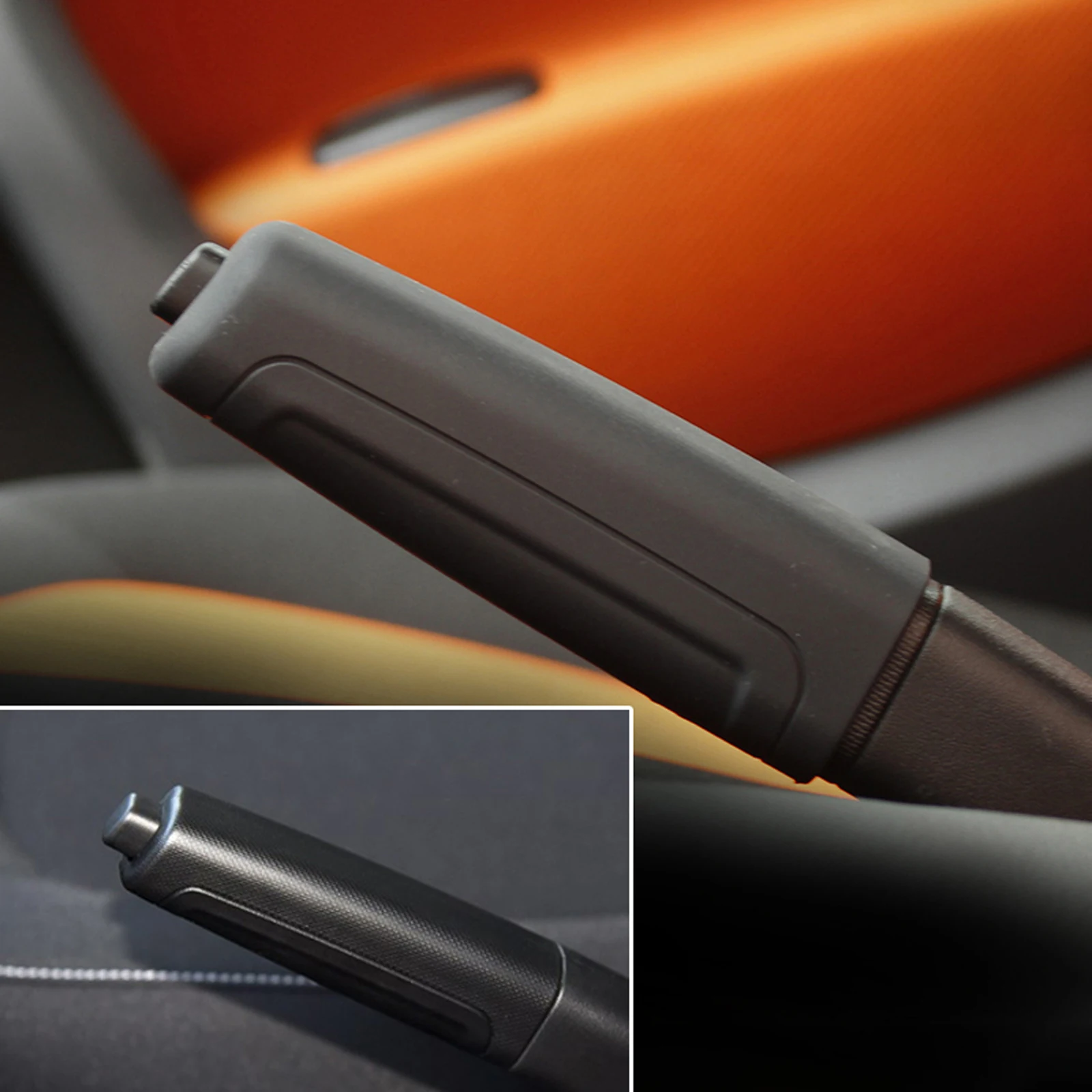 Schaltknauf Abdeckung Handbremse Fall Schutz Silikon Knopf Shift Für Mercedes Smart Fortwo Forfour 2015-2019